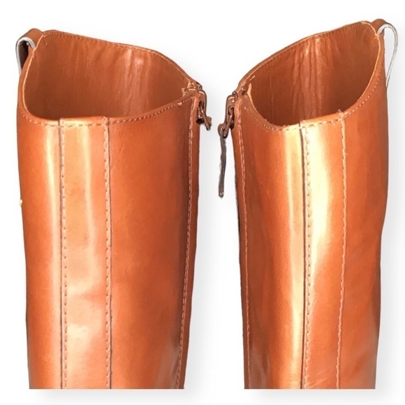 Tory Burch Colton Leather Riding Knee High Boots in Almond Size 7. - Picture 8 of 13